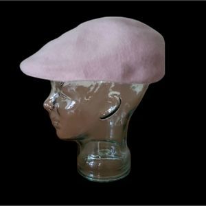 DIVIDED Paperboy Hat Angora Hair Pink L/XL